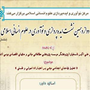 دوازدهمین نشست«ایده پردازی و نوآوری در علوم انسانی اسلامی»